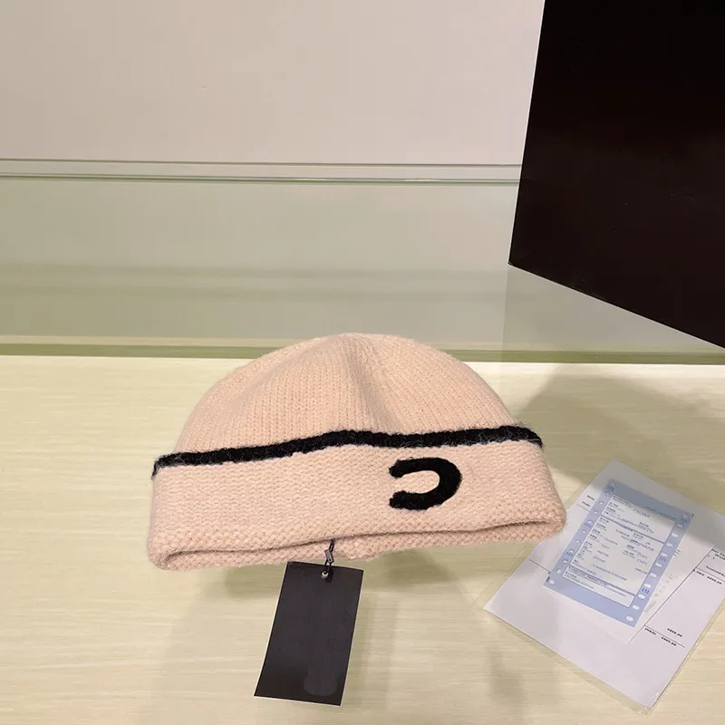 Designer clássico gorro boné chapéu de inverno para homens mulheres respirável proteção de ouvido e calor ao ar livre misturado