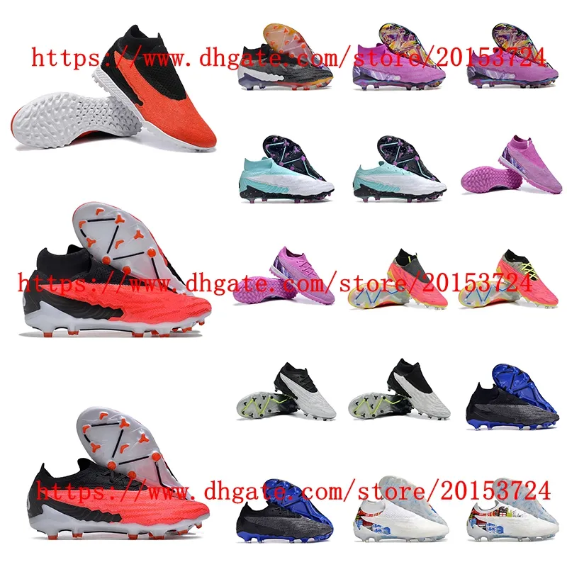 Soccer Shoes Cleats Phantom GX Elite DF Link TF FG Football Boots Herr Tacos de Futbol Trainers Sports