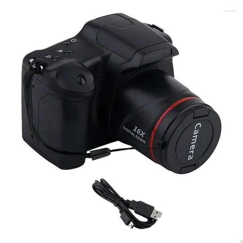 Digitalkameror Portable Travel Vlog Camera Pography 16x Zoom 1080p HD SLR Anti-Shake PO för Live Stream Drop Delivery P O DHCYS