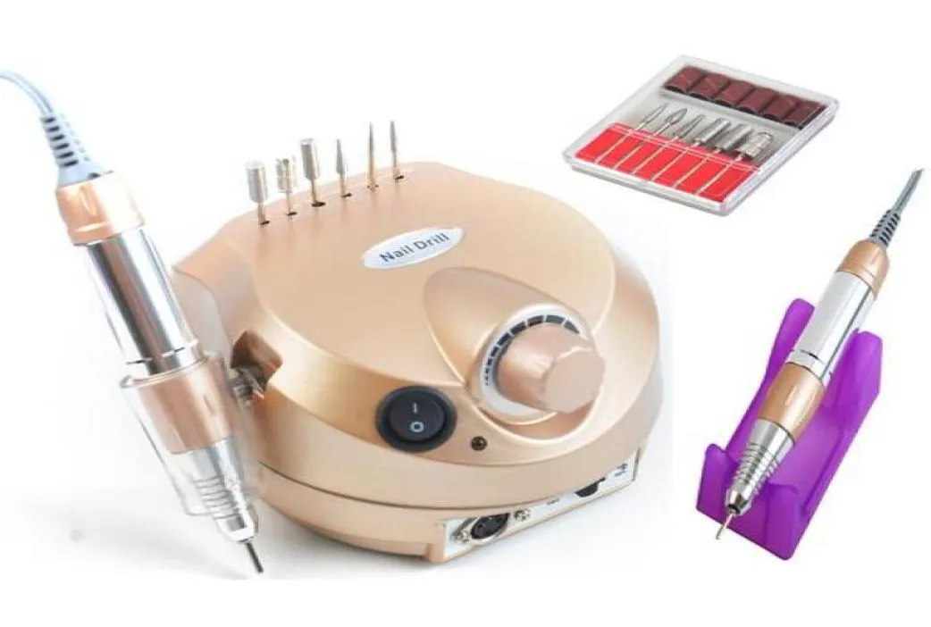 Perceuse à ongles électrique professionnelle, 110220V, 35000 tr/min, lime, Machine, Kit de manucure, Salon professionnel, ensemble d'outils pour ongles à domicile, 9257572