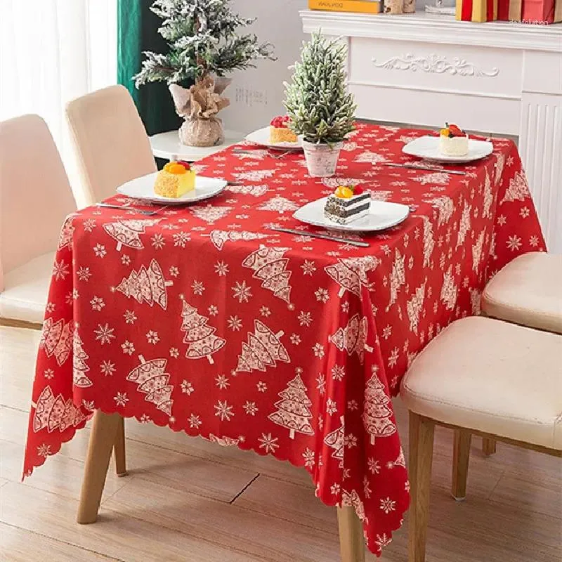 Masa bezi Noel ağacı masa örtüsü dekorasyon lüks ev aksesuarları modern dekor zarif koşucu parti yemek mutfak yılı