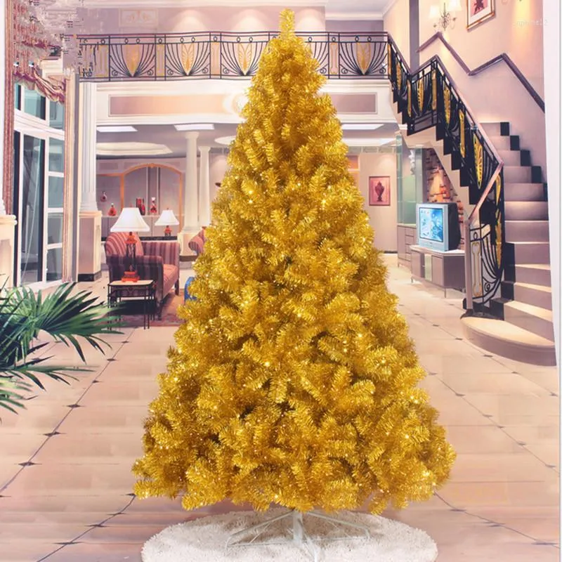 Kerstdecoraties Eerste fabriek Direct 2,1 m / 2,4 m Gouden boom Decoreerd cadeau