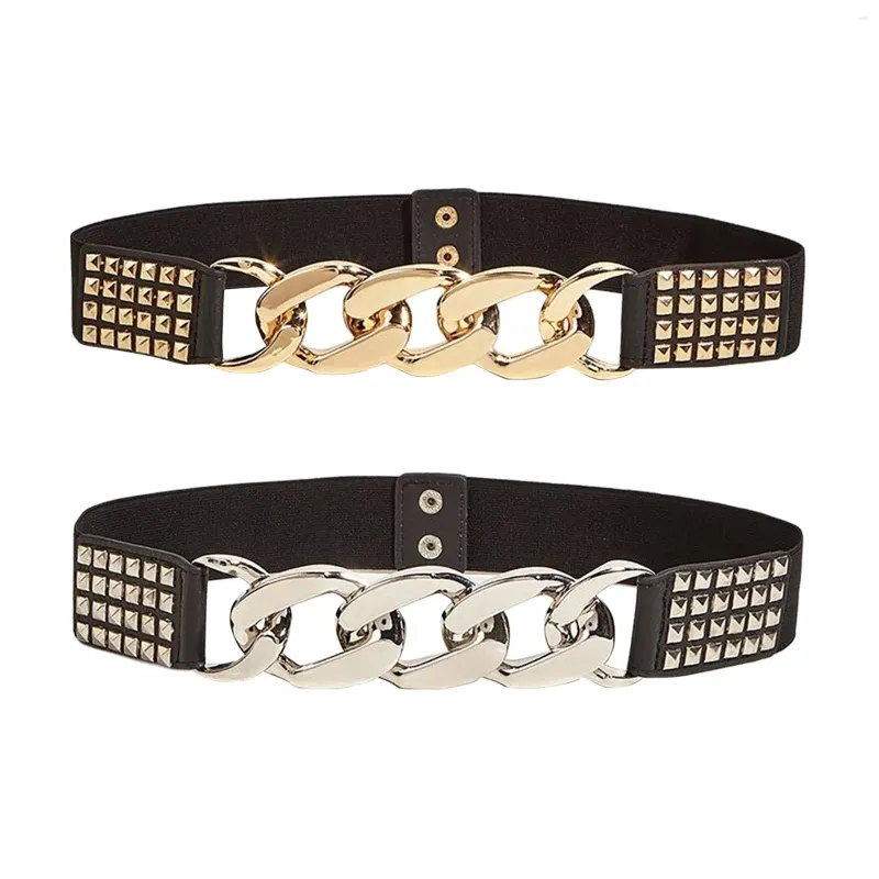 Belts Fashion Women Waist Belt Lady Cummerbunds Female Studded Waistbelt Clothes Accessory Waistband For Club Wedding Dresses Pants