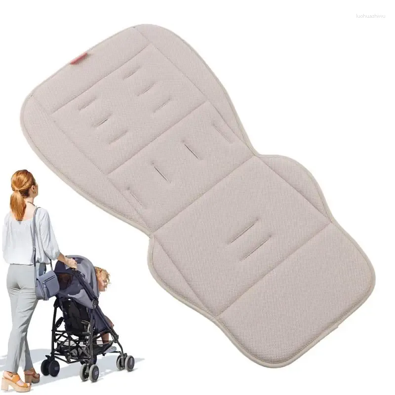 Piezas de cochecito de bebé, forros para asiento, soporte para cabeza y cuerpo, cómodo inserto de coche ajustable para niños