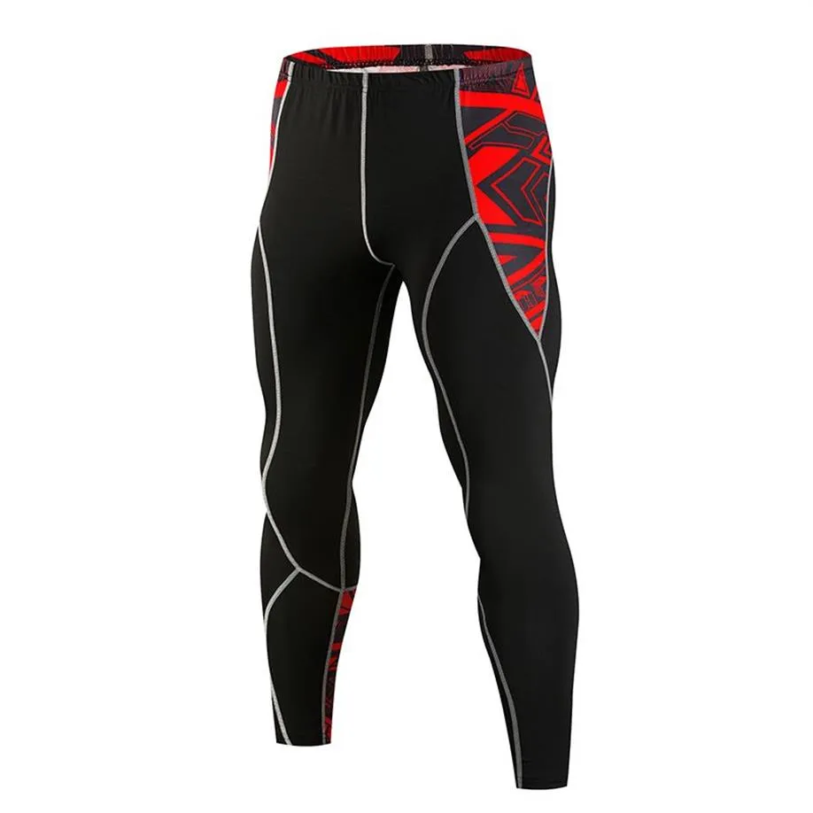 Collants de compression pour hommes Leggings course jogging pantalon de sport Gym Fitness entraînement mâle MMA fitness pantalon de course à séchage rapide R0417299j