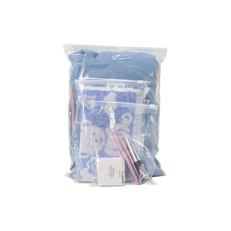 Sacs d'emballage en gros sac à fermeture éclair personnalisé Transparent givré scellé résistant à l'humidité bonne qualité facile à utiliser. Une variété de tailles Ca Otrwv