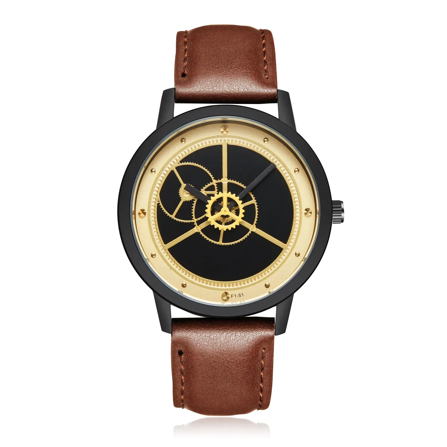 Luxury Casual Waterproof Quartz Watch Leather Band Wristwatch