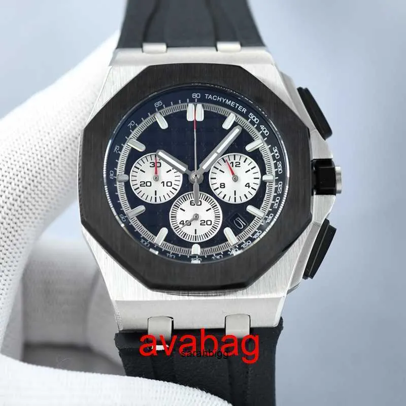 Bioceramiczna planeta księżyca męskie zegarek pełna funkcja chronograph Quarz Watch Mission to Mercury nylon luksusowy zegarek limitowany edycja mistrz na rękę 6vwe