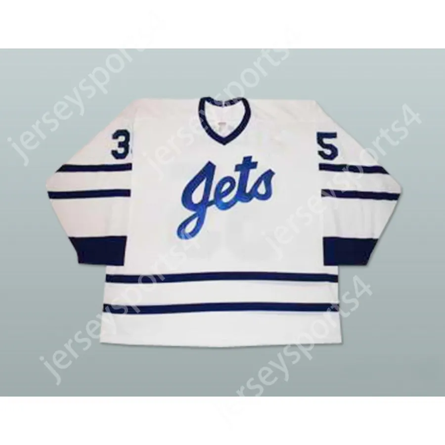 Benutzerdefinierte JOHNSTOWN JETS EHL HOCKEY JERSEY NEUE STITCH GENÄHT Oben genäht S-M-L-XL-XXL-3XL-4XL-5XL-6XL