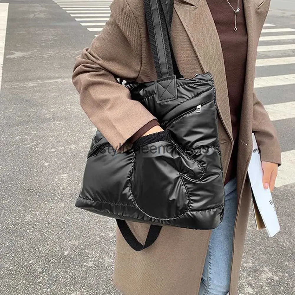 Umhängetaschen, Handtaschen, gesteppt, Soul Bags, Damen-Winter-Space-Mat und Tasche, Down-Cross-Top und Tasche, Seifenhandtaschen für Damen, stilvolle Taschen