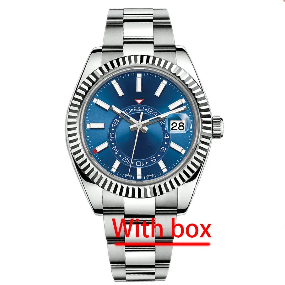 Orologio da uomo di alta qualità SKY Movimento meccanico automatico 2813 Orologi Acciaio inossidabile 40mm Luminoso Fashion Business Orologio da polso impermeabile u1 jason007