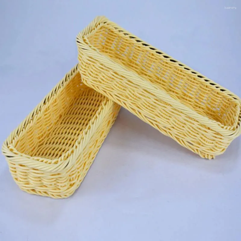 ディナーウェアセット2 PCS調味料ジャーストレージボックス多目的織りバスケットクリエイティブテーブルトップ雑種プラスチックシックカトラリーオーガナイザー