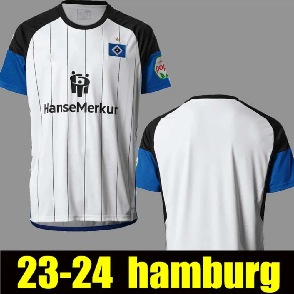 Qqq824 Hamburger Sv Maillots de football Vagnoman Onana Leibold Reis Kittel Glatzel Dudziak 23 2024 Hsv Hommes Kit Enfants Chemises de football