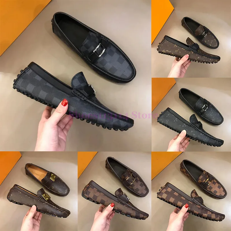 Zapatos de vestir de cuero genuino para hombre diseñador caballeros marca de lujo pisos oficiales negro casual confort aliento mocasines zapato sin cordones de alta calidad boda