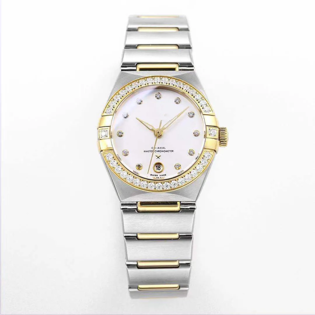 3A orologio da donna orologio di alta qualità ome watch 28mm 38mm dodici costellazioni movimento al quarzo orologio da coppia impermeabile calendario luce notturna orologio da polso in acciaio con diamanti