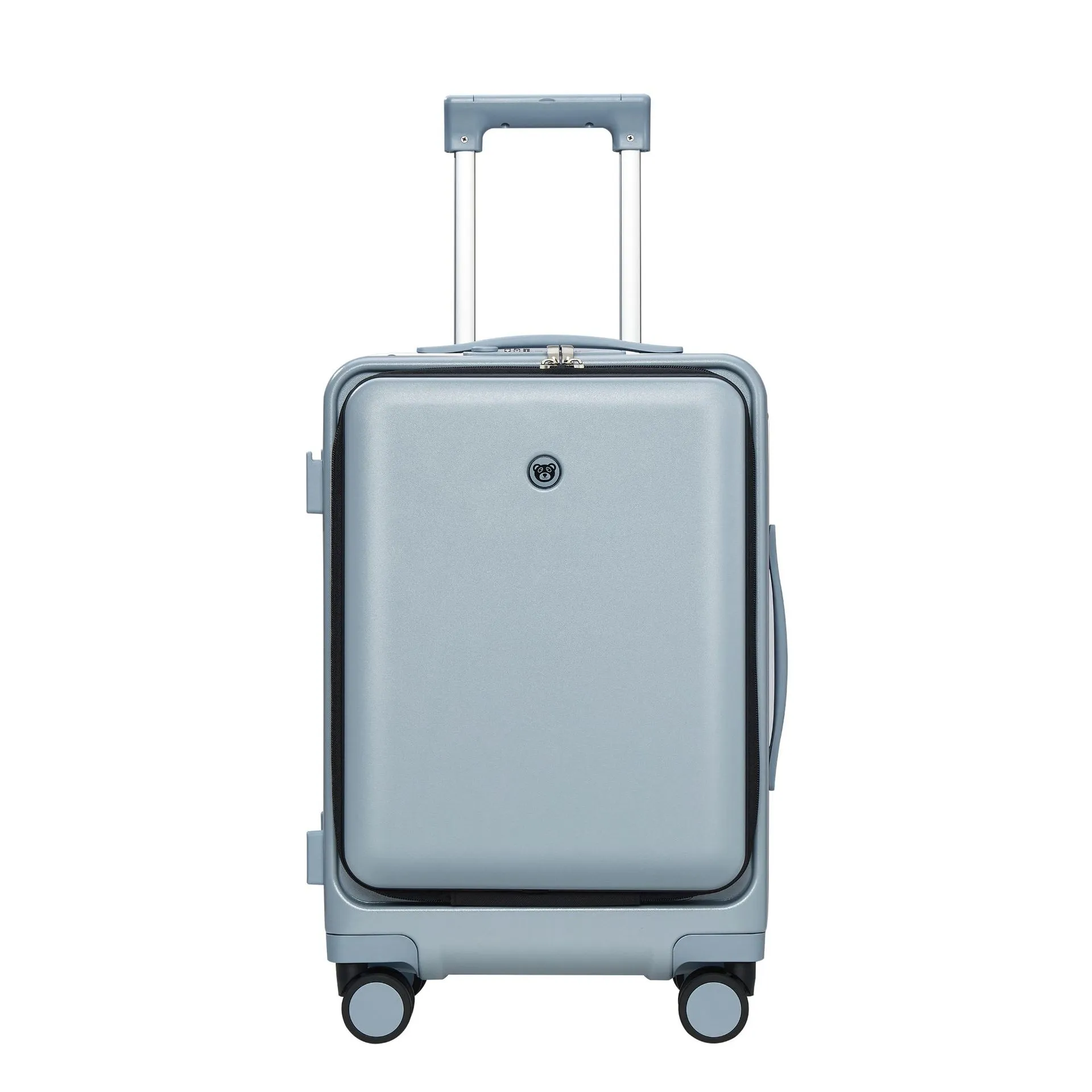 Front Opening Rolling Small Suitcase Primark With Wheels, USB Interface