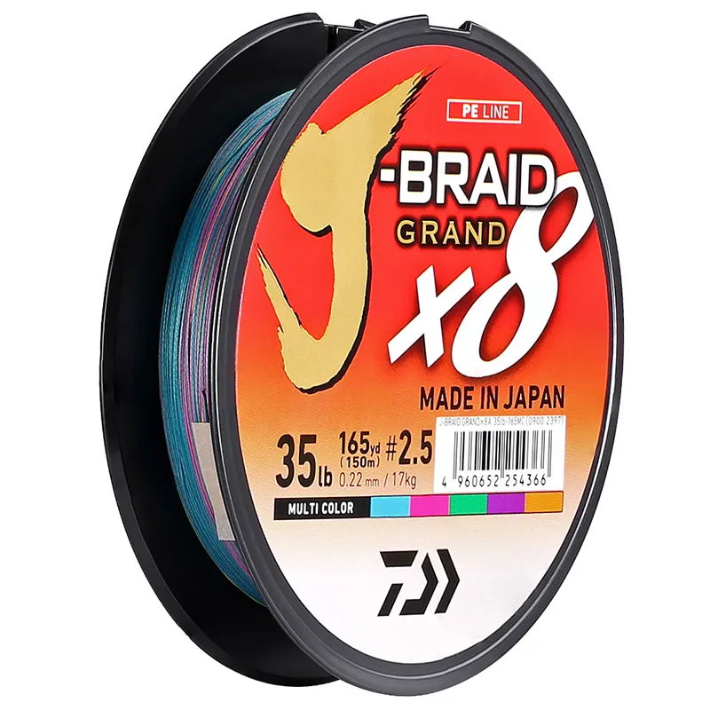 J BRAID GRAND Multicolor Braided Fishing Line PE 8 Fishing Line Original  Japanese PE Line, 150M/300M Lengths 230403 From Nian07, $13.62