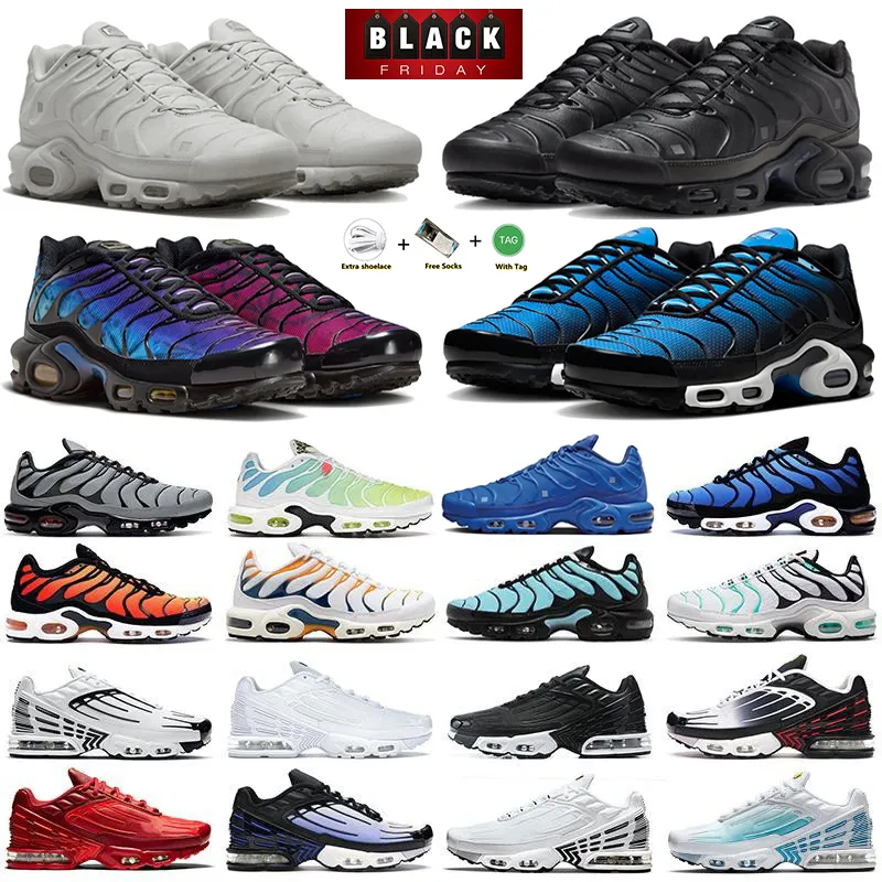 BASKET NIKE TN AIR MAX PLUS NOIR ET BLANC