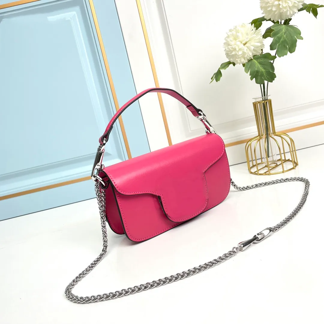Luxury Diamond Trim Designer Handbag With Detachable Sliding Chain Womens Tote And Pink Leather Shoulder Bag From Mj123456 91.2 DHgate.Com