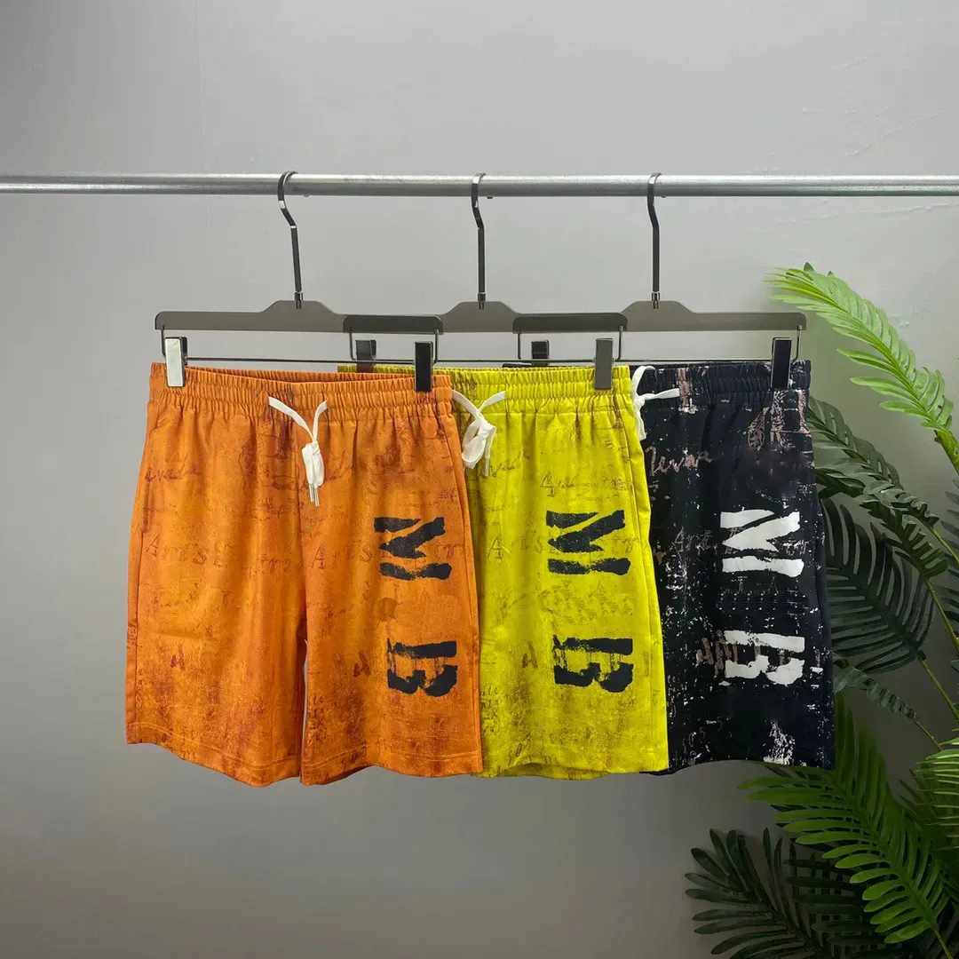 23SS جديدًا جديدًا مصممًا فاخرًا قطبيًا للبوب أزياء شارع HIP HOP Street Street Shorts Shorts Basketball Sports Prints Predible للرجال والنساء