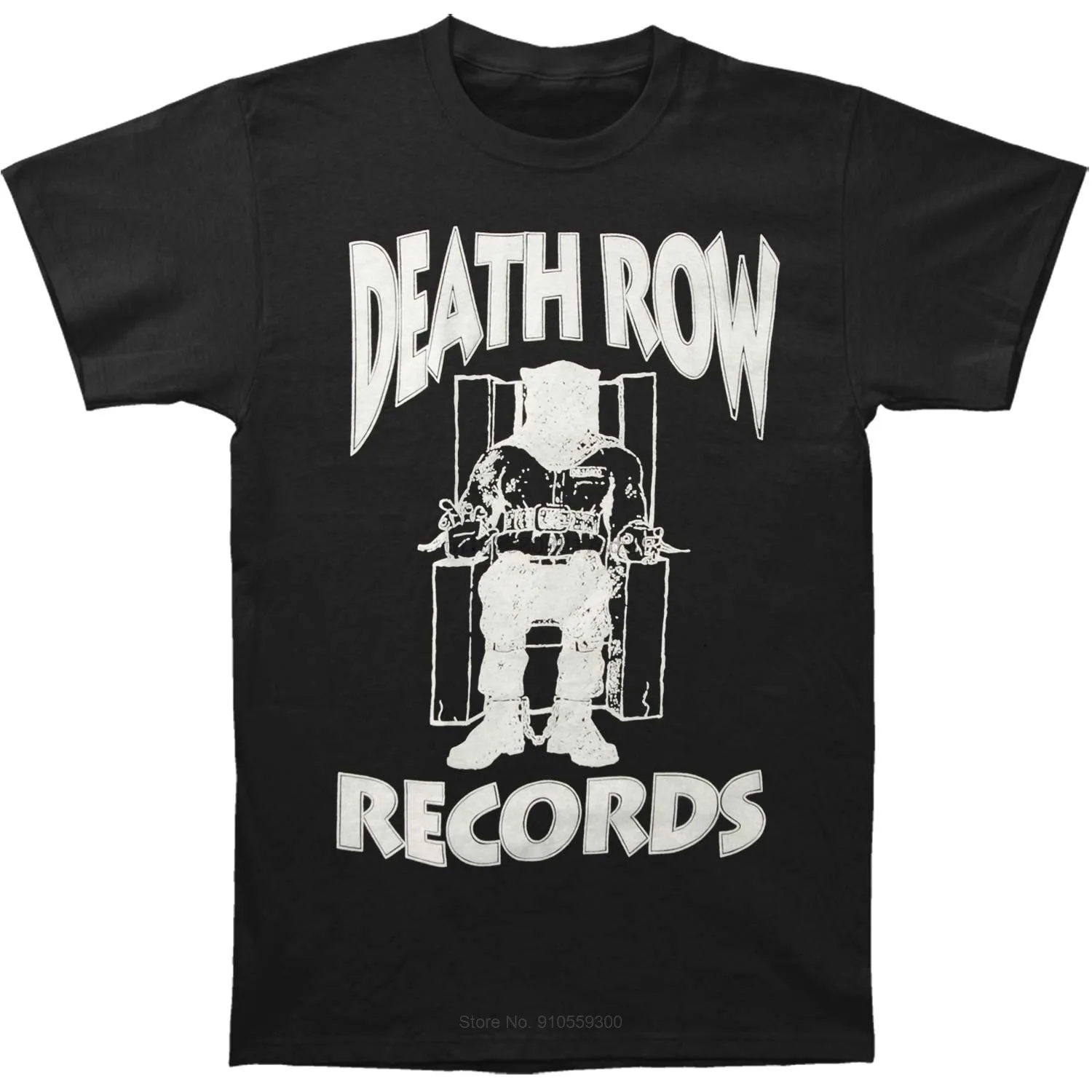 Mens TShirts Funny T Shirt Men Novelty Tshirt Death Row Records White TShirt cotton tshirt men summer fashion euro size 230403