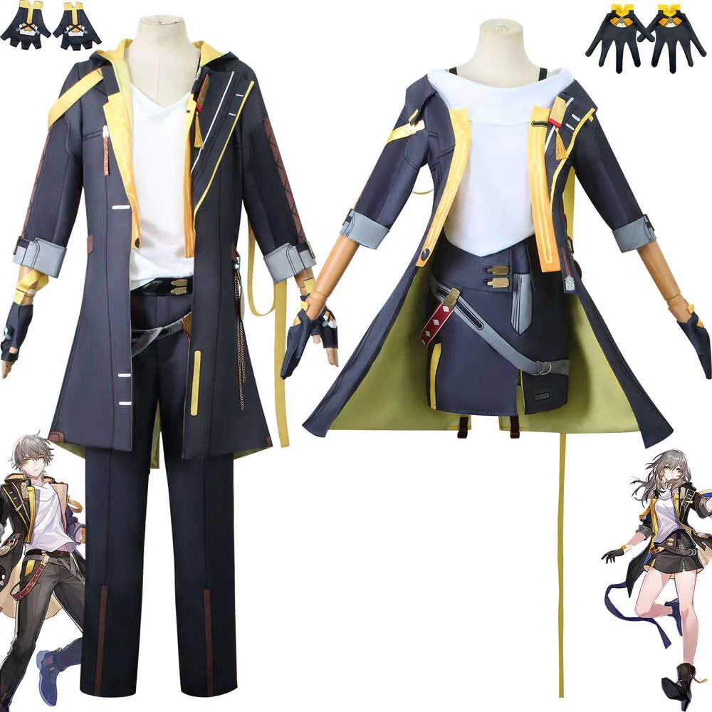 Honkai Lmpact Star Dome Railway Cosplay Costume Set For Men Male Lead