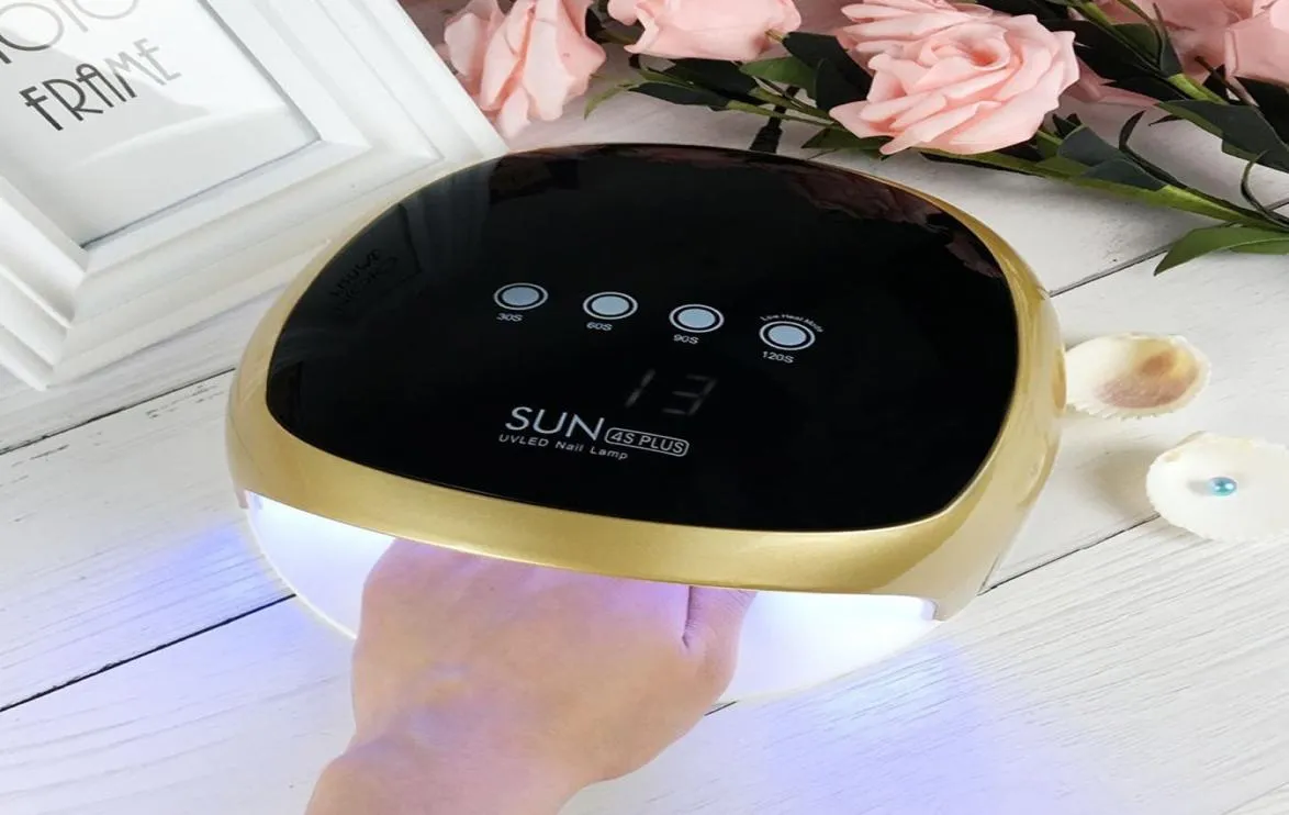 52w lâmpada led detecção automática uv iluminação de unhas de secagem rápida para gel cura manicure máquina unhas arte tool4900673