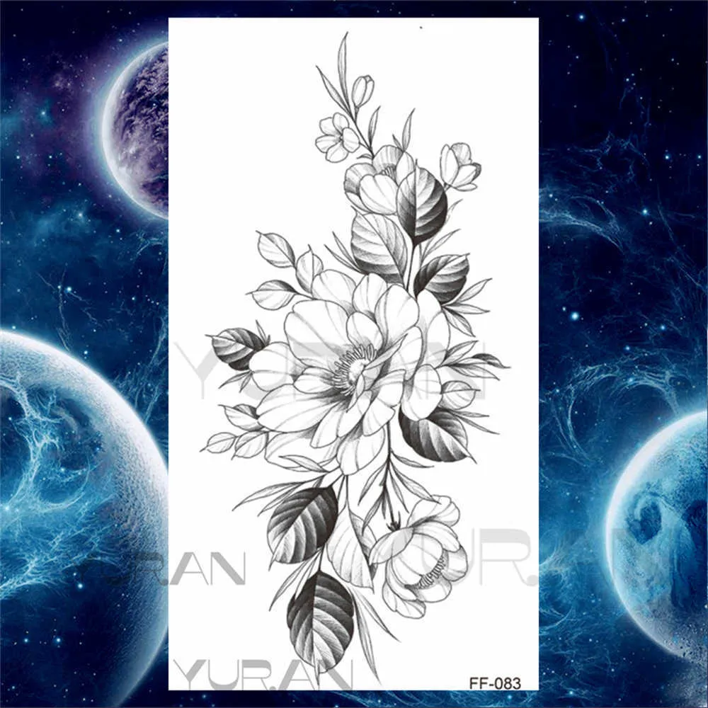 Große Temporäre Tätowierungen Für Frauen: Flora Fauna Designs, Realistische  Temporäre Tattoos Für Arm, Körperkunst Verschiedene Stile Von 3,69 € |  DHgate, image size:1000x1000