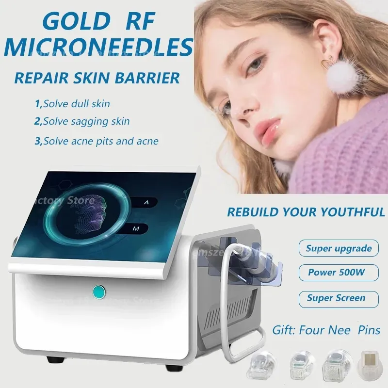 다기능 최대 전력 RK Microneedle Facial Skin Care Machine RK 여드름 흉터 스트레치 마크 제거 미용 장비 얼굴 수명