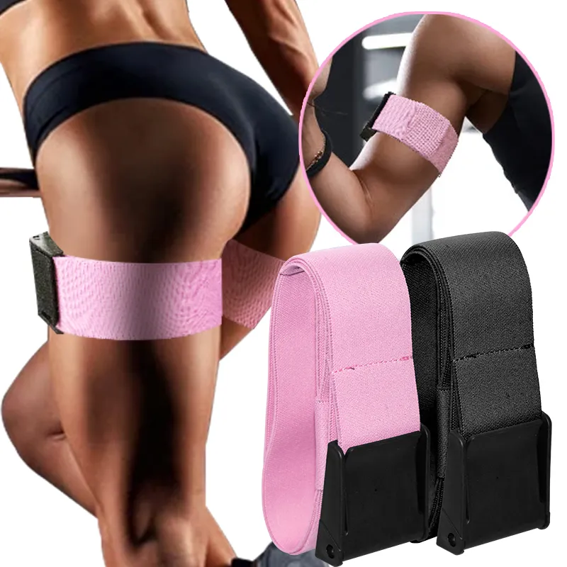 Bandes de résistance Bandes d'occlusion BFR Pro Bandes de résistance Bandes BFR Bras Jambe Blaster Exercice élastique Restriction du flux sanguin Entraînement Gym Fitness 230403