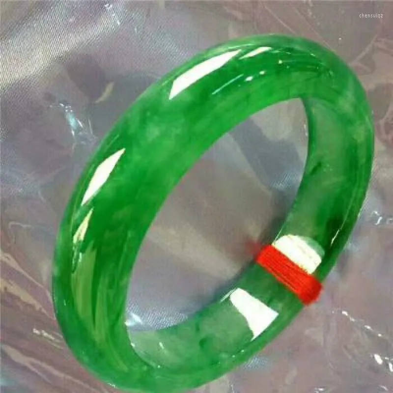 Bracelet envoyer certificat vert véritable Jades Bracelets femmes véritable naturel birman émeraude jadéite Bracelet petite amie maman cadeaux