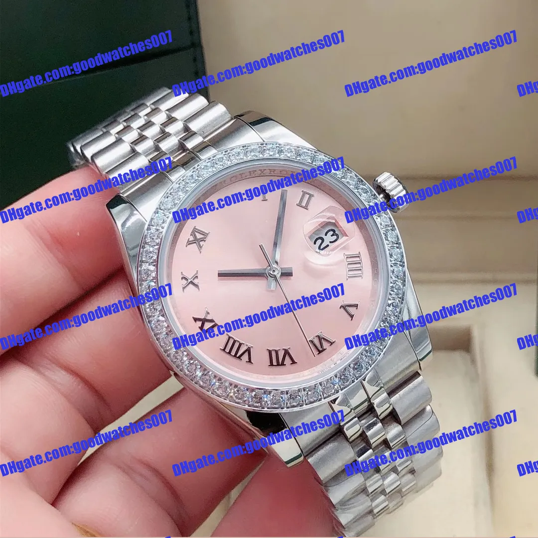 4 model best-selling women's watch 278384rbr 31MM pink Roman dial diamond ring sapphire glass stainless steel commemorative strap calendar display 278271 watch