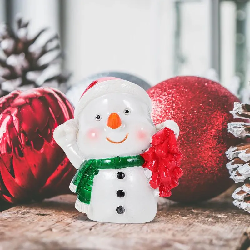 Xmas Themed Resin Statue For Home Bargains Garden Ornaments Decorations