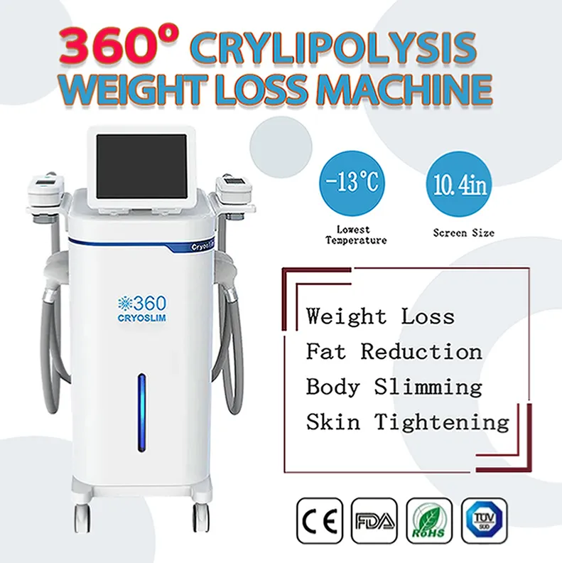 Fat Freeze Cryolipolysis Machine Frozen Viktminskning Fettfrysning av celluliter Borttagning Slantmaskiner