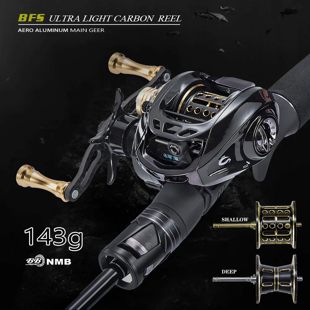Baitcasting Reel GBC200 5 oz Ultralight Carbon Fiber BFS Double Spool Smooth Casting Reel from Dhgate Baitcasting Reels - price 228.09 Baitcasting Reel GBC200 5 oz Ultralight Carbon Fiber BFS Double Spool Smooth Casting Reel from Dhgate Baitcasting Reels - price 228.09