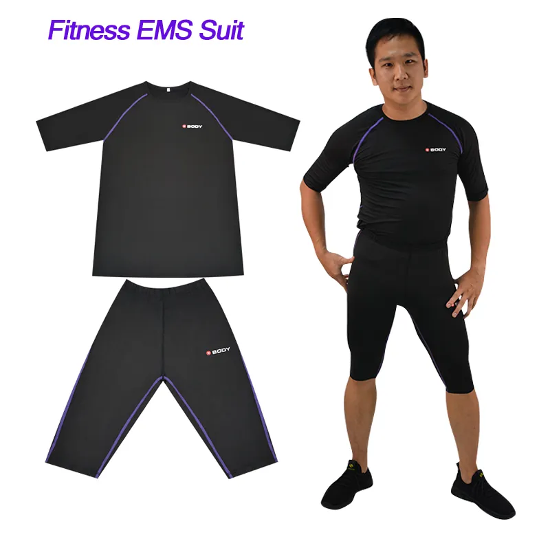 Articles chauds dispositif d'entraînement Ems sans fil amincissant le corps-sous-vêtements d'entraînement costume d'électrostimulation chemise de base