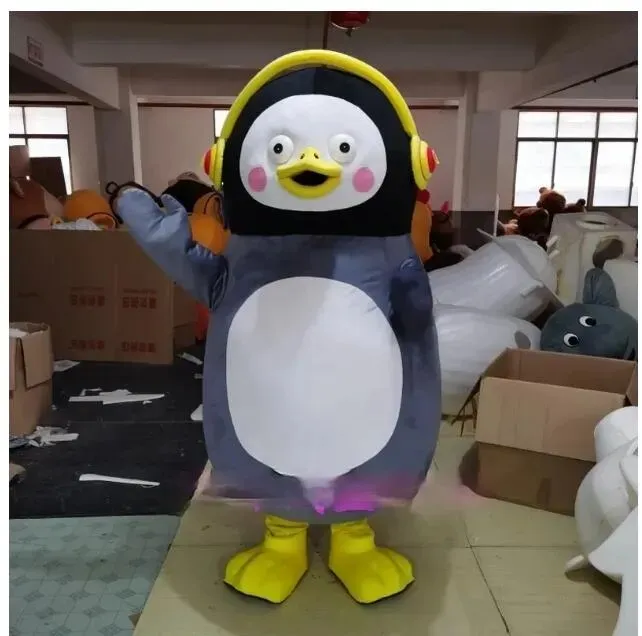 2024 Discount Factory Penguin Cartoon Doll Mascot Costume Fancy Dress Birthday Party Christmas Day Carnival