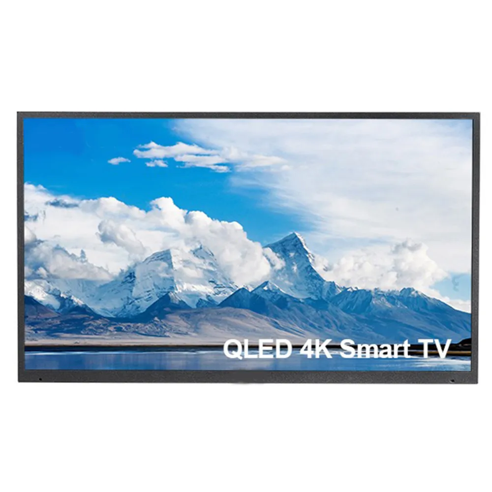 トップテレビメーカー75インチ4KクリスタルUHD HDR 2060p LEDスマートQLETテレビテレビ65インチLED TV 43インチスマートWiFi