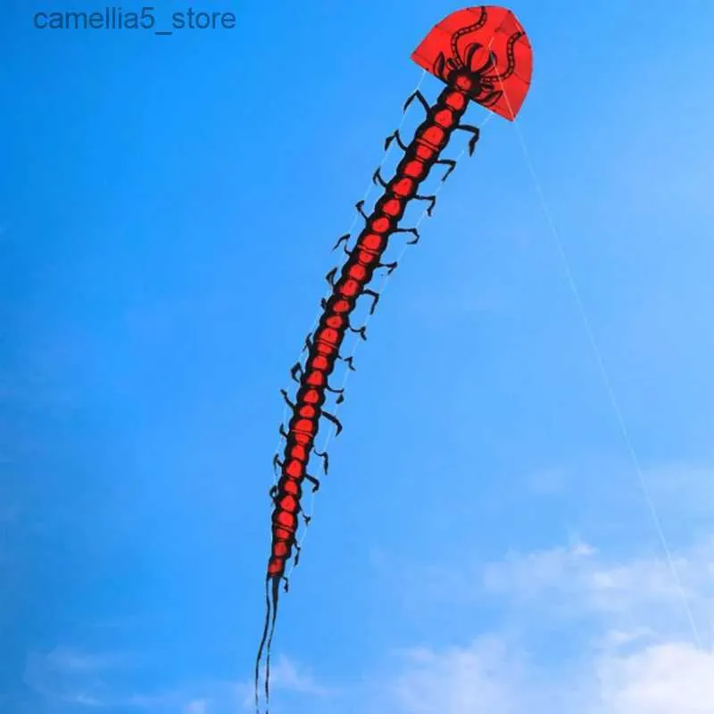 Drachenzubehör kostenloser Versand Tausendfüßler Drachen fliegen Erwachsene Drachen Fabrik professionelle Winddrachen Linie Windsurfen Segel fliegender Drache für Kinder Q231104