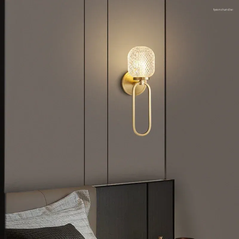 Wall Lamps Modern Lampluxury Decorative Lamp Living Room Background Bedroom Bedside Hanging LED Lighting Gold