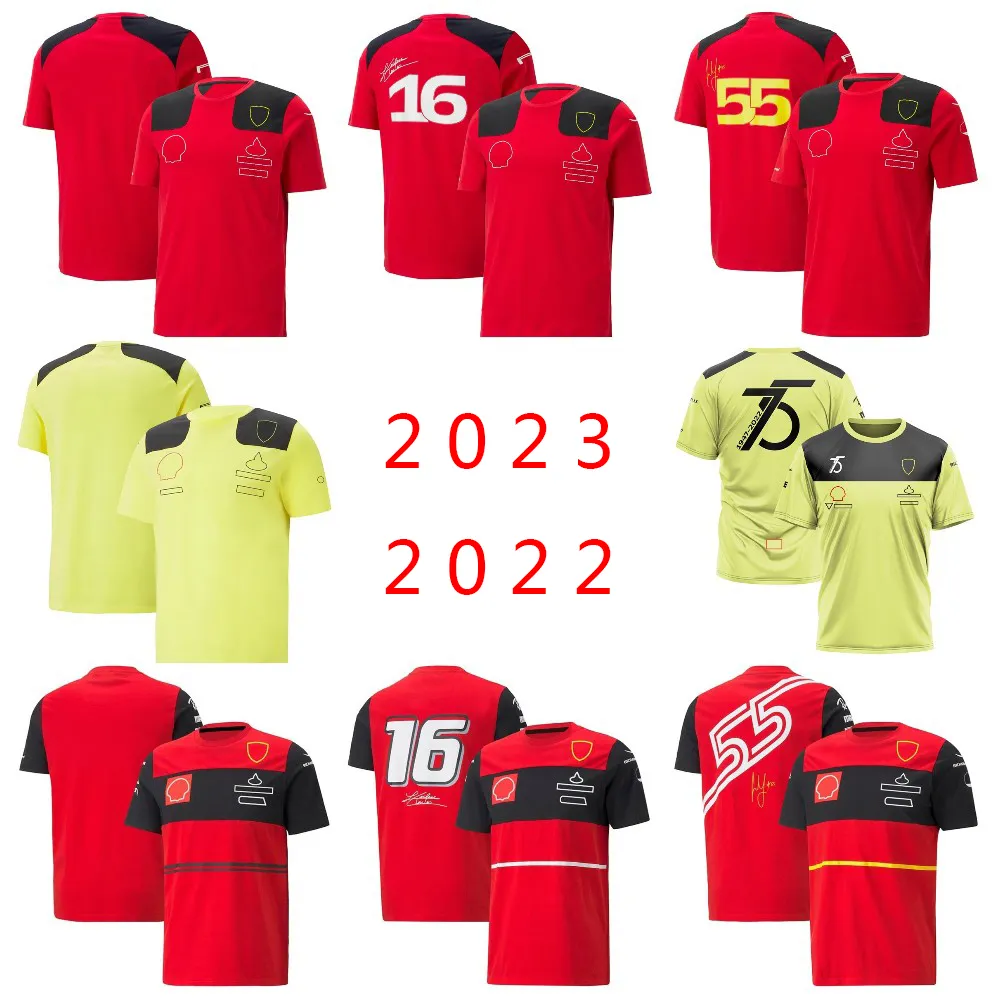 2023 2022 Takım T-Shirts Yeni En Çok Satan F1 Formula One T-Shirts Yarış, Nefes Alabası Hızlı Kurutucu Tişörtler Erkekler ve Kadınlar için Özelleştirilmiş