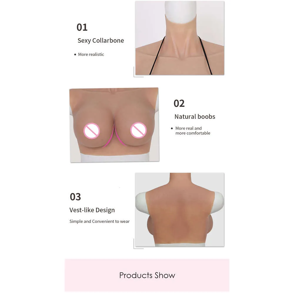 Silicone Fake Breast Forms Huge Boobs Large Size Male to Female B/C/D/E/G  CupTransgender Drag Queen Shemale Cosplay for Men - AliExpress
