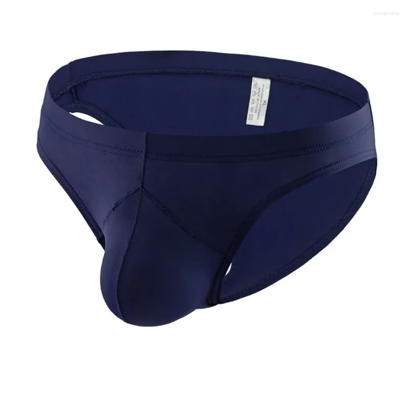 Mutande Intimo Uomo Ice Silk U Pouch Slip Mutandine senza cuciture Perizoma Uomo Comodo e fresco Lingerie sexy a vita bassa