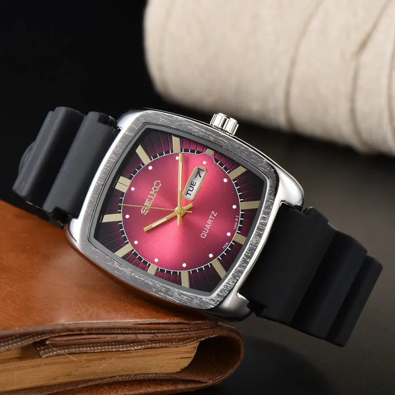 DHgate.com:Seiko Mens Quartz Watch with Rubber Strap, Three DHgate.com:Seiko Mens Quartz Watch with Rubber Strap, Three