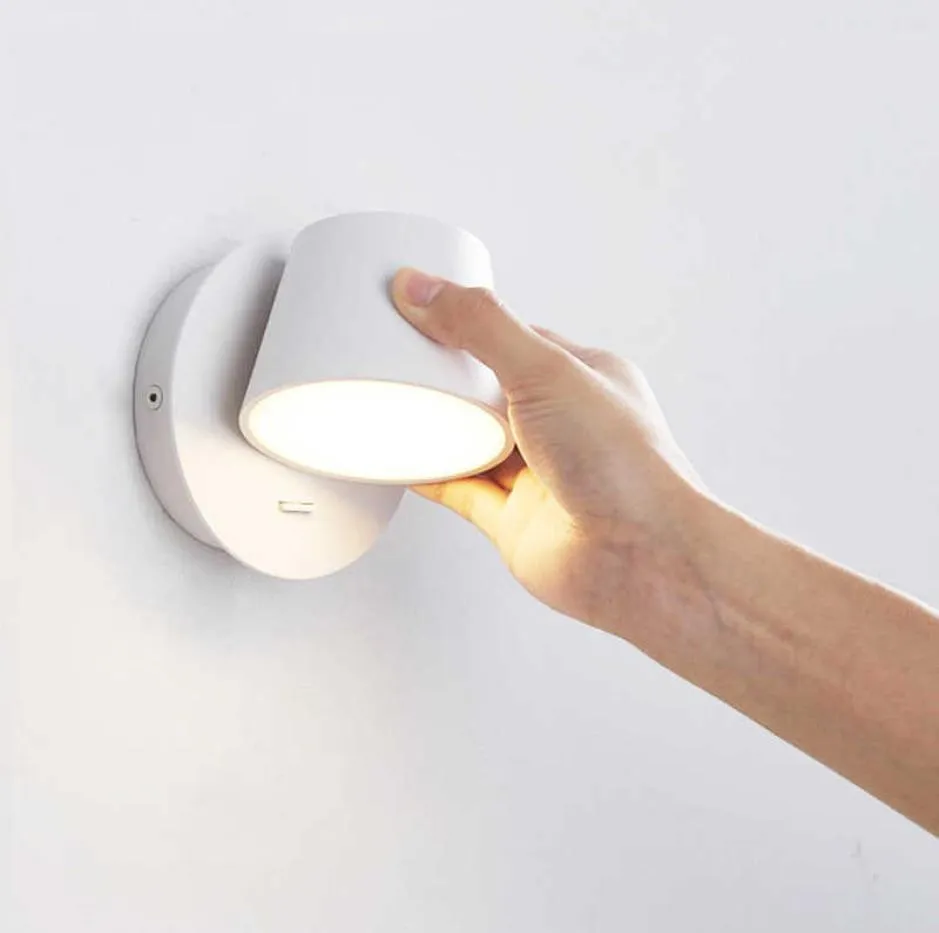 350 Rotating Remote Control LED Wall Lamp for Reading Rotation 2107246882016