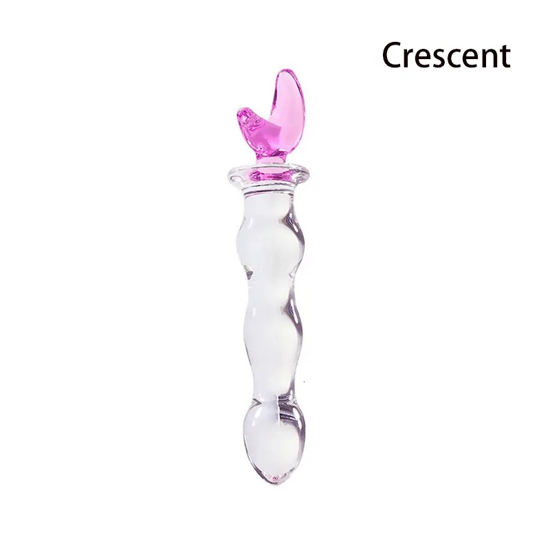 Kristallglas Dildo Set Analperlen Stimulator Für Damen_voghion.com