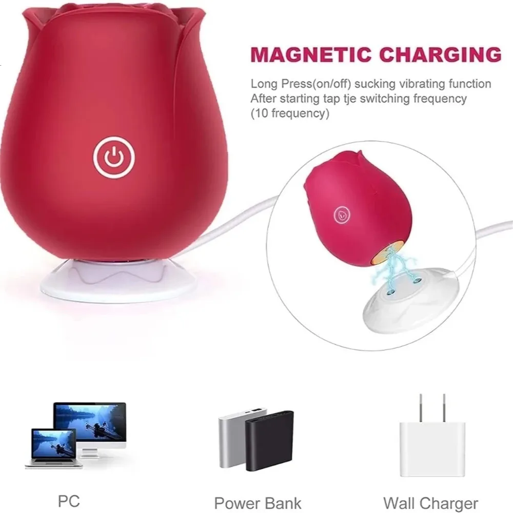 Vibratores Rose Intimate Toy Silent Pleasure... From Zhengrui08, $37.07 |  DHgate.Com