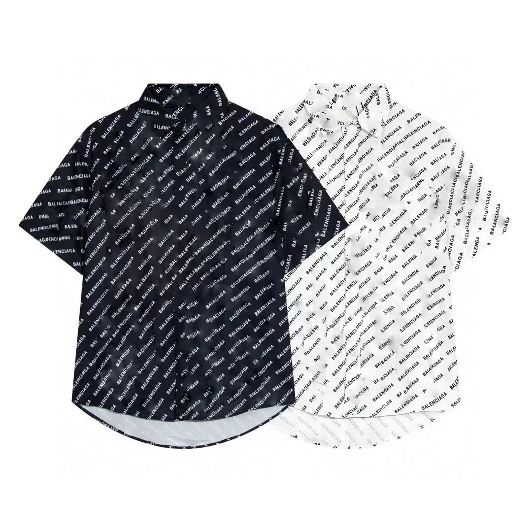 2023 Модные мужские роскошные дизайнерские рубашки Мужские модные геометрические принципы для боулинга рубашка Hawaii цветочные повседневные рубашки Мужчина Slim Fit Erarte S-xl.sc001