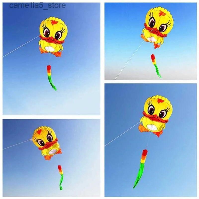 Kite Accessories free shipping inflatable kites flying duck kites for children kites fishing accessories wind sock flag Flying beach wind parrot Q231104