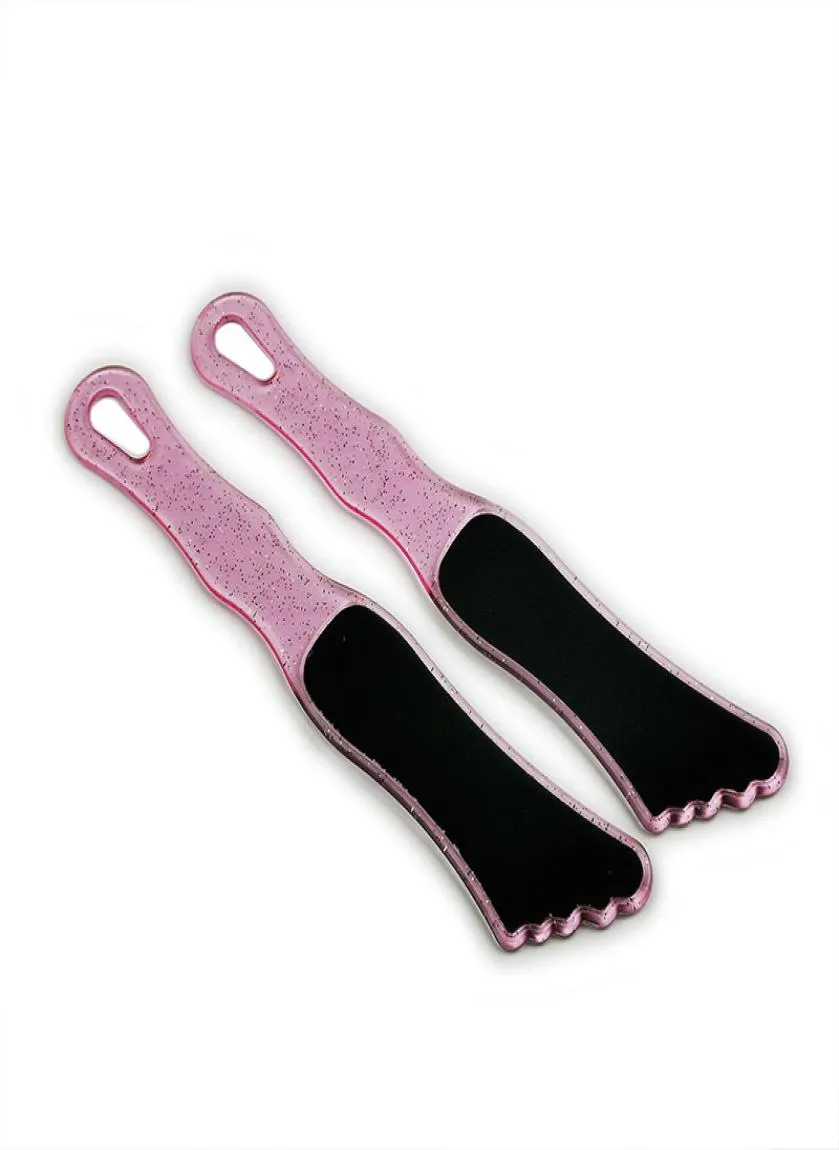 20pcslot 풋 파일 깜박임 분홍색 손잡이 Rasp for Callus Remover Pedicure Feet Care Care Tools Whol7346211